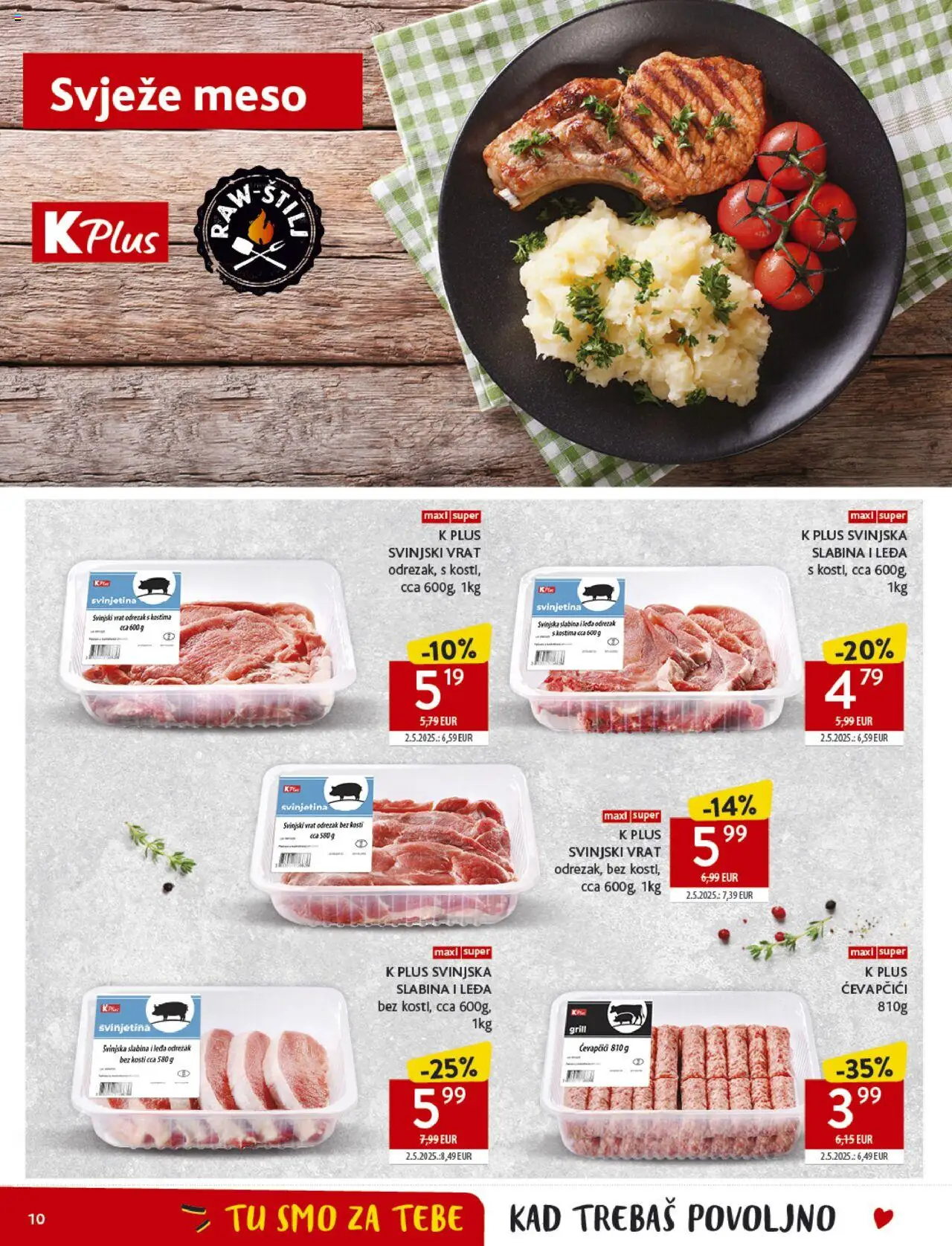 Konzum HR akciós ujság - amely érvényes a következő dátumtól: 17.09.2025 | Oldal: 10 | Termékek: Grill