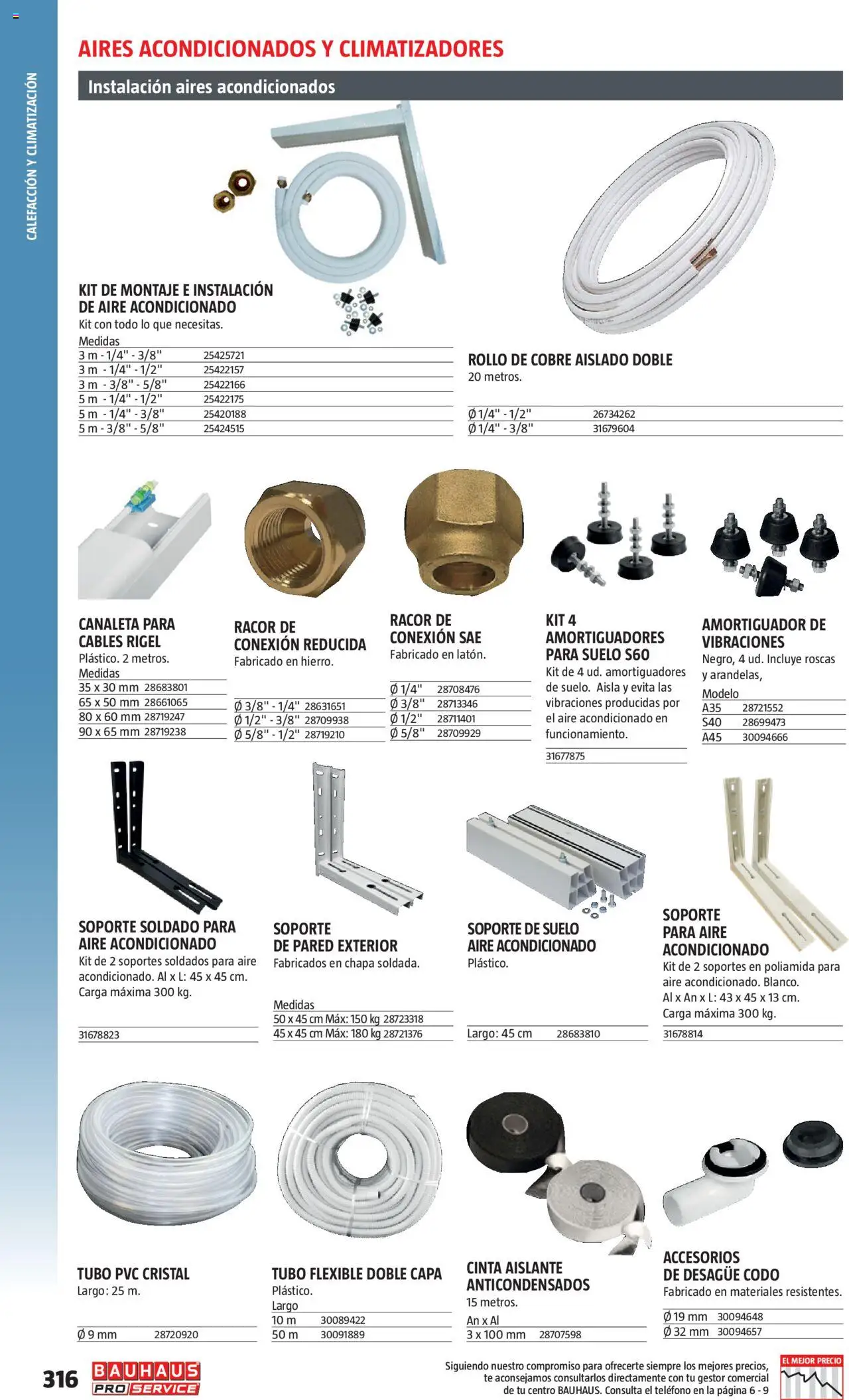 Bauhaus - ProService  │ válido desde el 24.02.2025 | Página: 316 | Productos: Té, Teléfono, Aire acondicionado