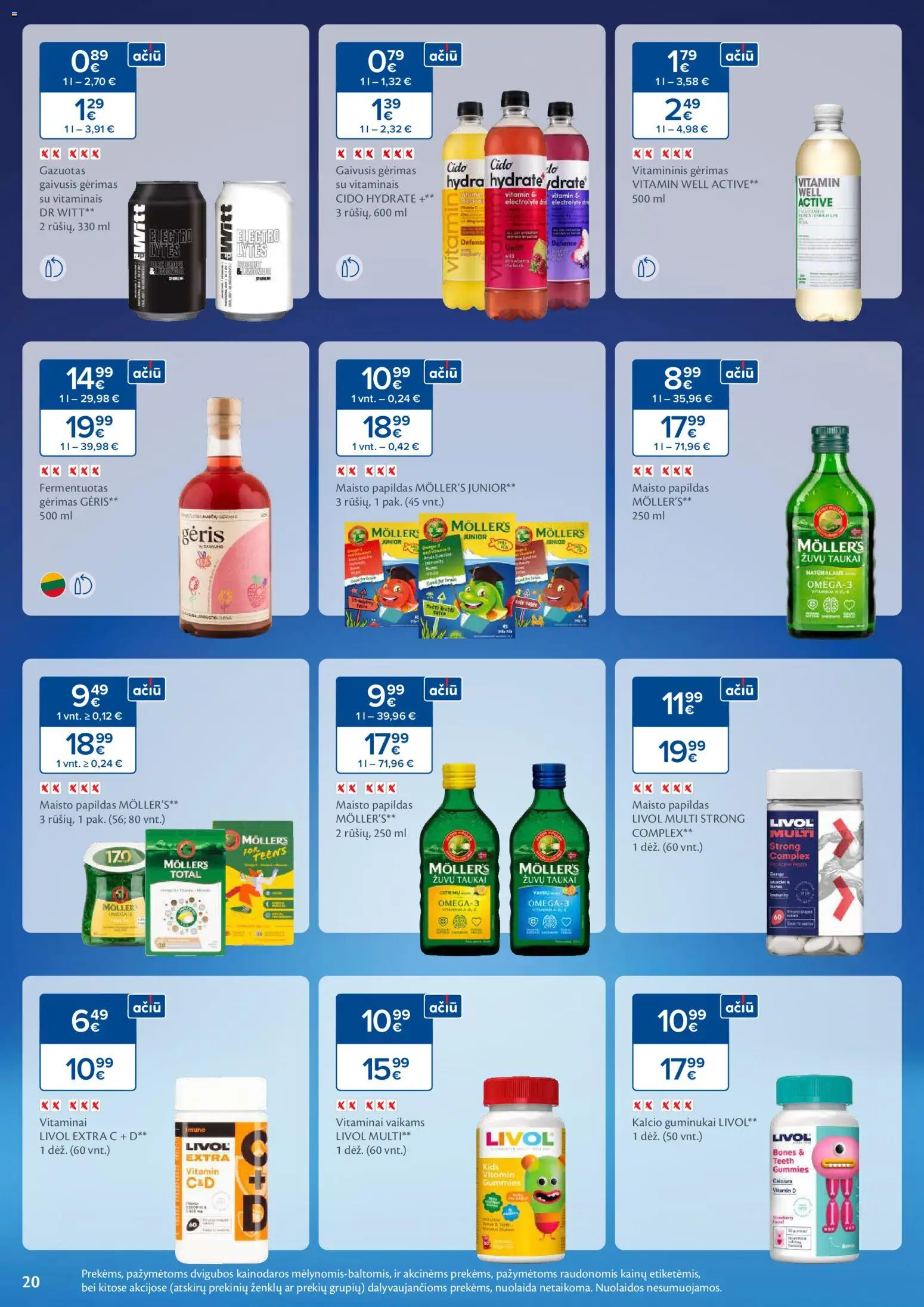 MAXIMA akcijos nuo 06.01.2026 | Puslapis: 20 | Prekių: Gaivusis gėrimas, Guminukai