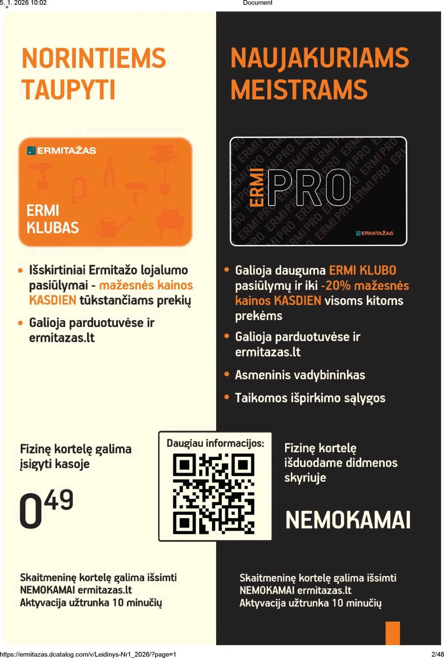 ERMITAŽAS akcijos nuo 05.01.2026 | Puslapis: 2