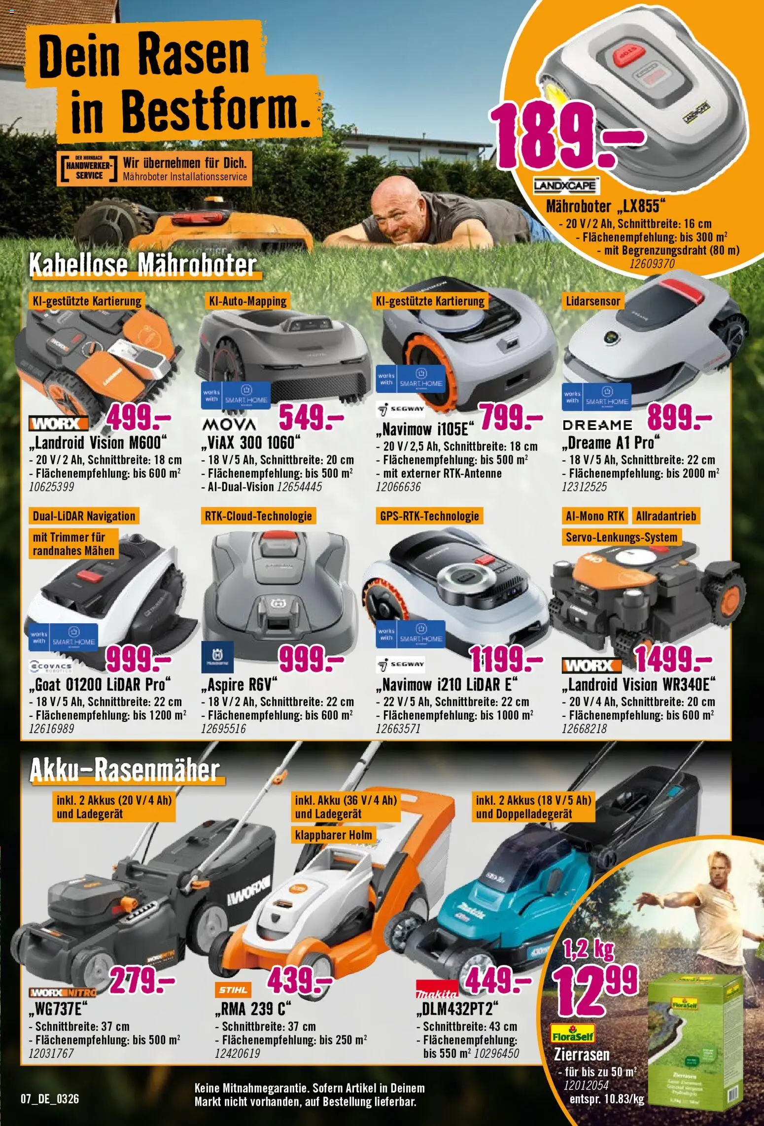 Hornbach Prospekt 	 – gültig ab 12.03.2026 | Seite: 7 | Produkte: Navigation, Ladegerät