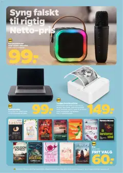 Trådløs termisk printer, Printerens størrelse: 8 x 8 x 4 cm. Bruger ikke blæk. App-kompatibel med: Android og iOS. Ideel til at printe dine huskenoter og billeder. Inkl. 1 rulle fotopapir. gyldig fra 21.03.2026 | Side: 34