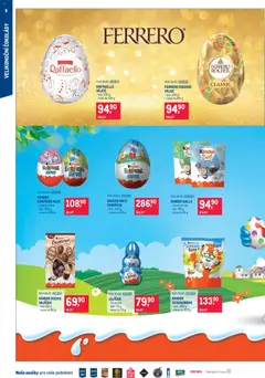 Náhled letáku Makro leták - Velikonoční čokolády od 25.02.2026 | Strana: 6 | Produkty: Vajíčka, Ferrero Rocher, Vejce, Kinder