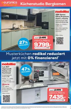 Euronics Küchen-Abverkauf Berlet ab 05.09.2025 gültig | Seite: 9 | Produkte: Neff, Küche, Armatur, Kuchen