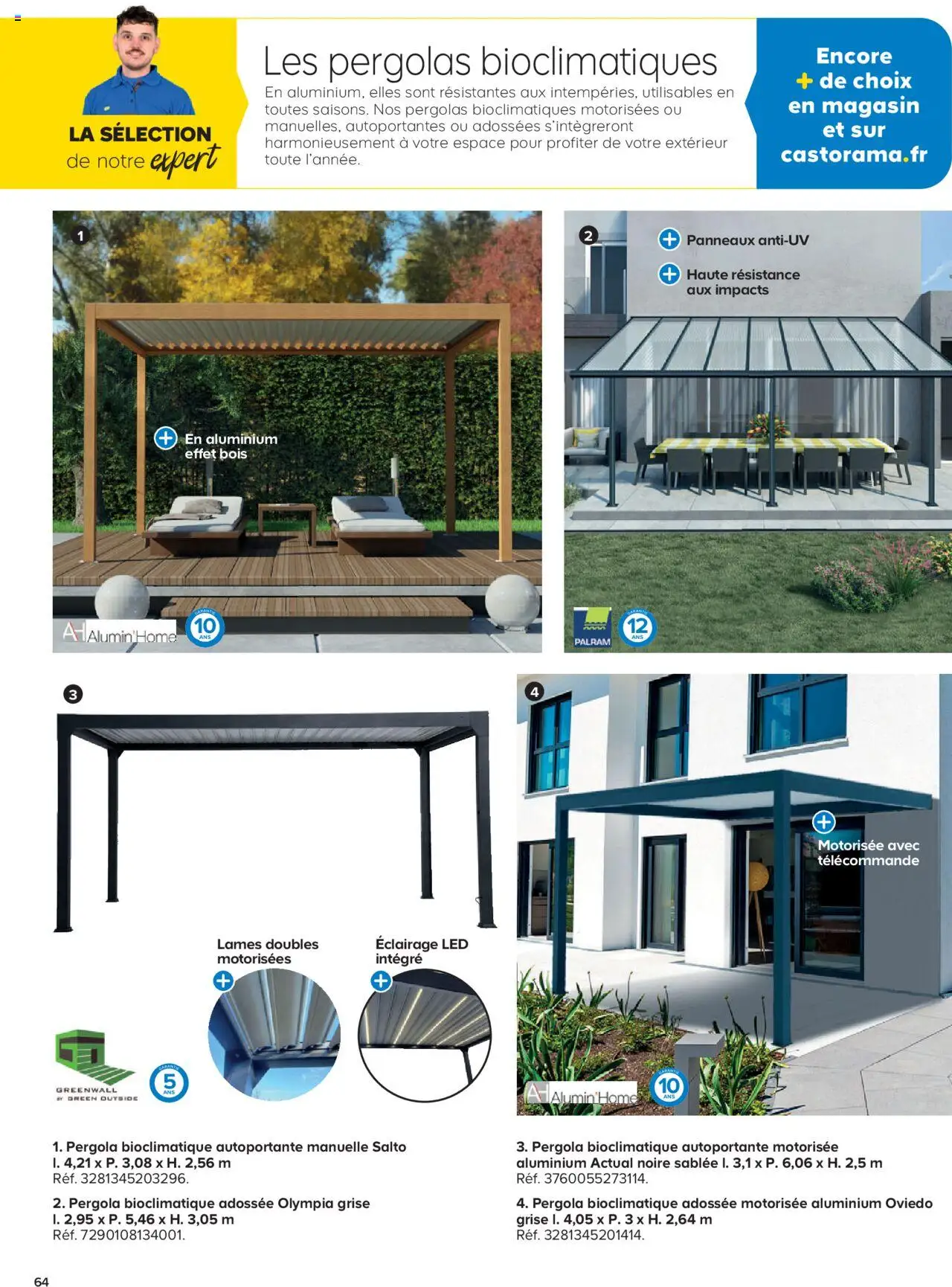  | Page: 64 | Produits: Pergola, Télécommande