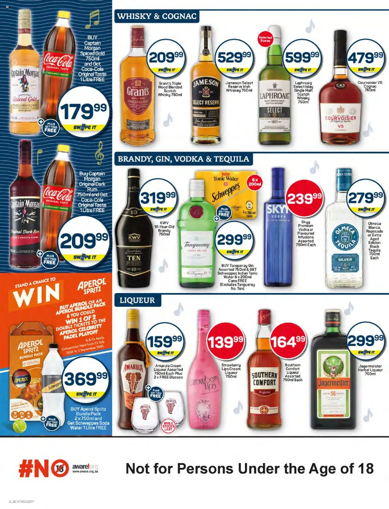 Pick n Pay - Liquor Specials │ valid from 25.08.2025 | Page: 2 | Products: Glasses, Tonic, Vodka, Stock