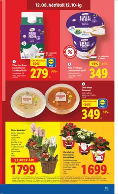 Pilos Free From Laktózmentes kaukázusi kefir, Zsírtartalom: 3%, 450 g - amely érvényes a következő dátumtól: 04.12.2025 | Oldal: 53