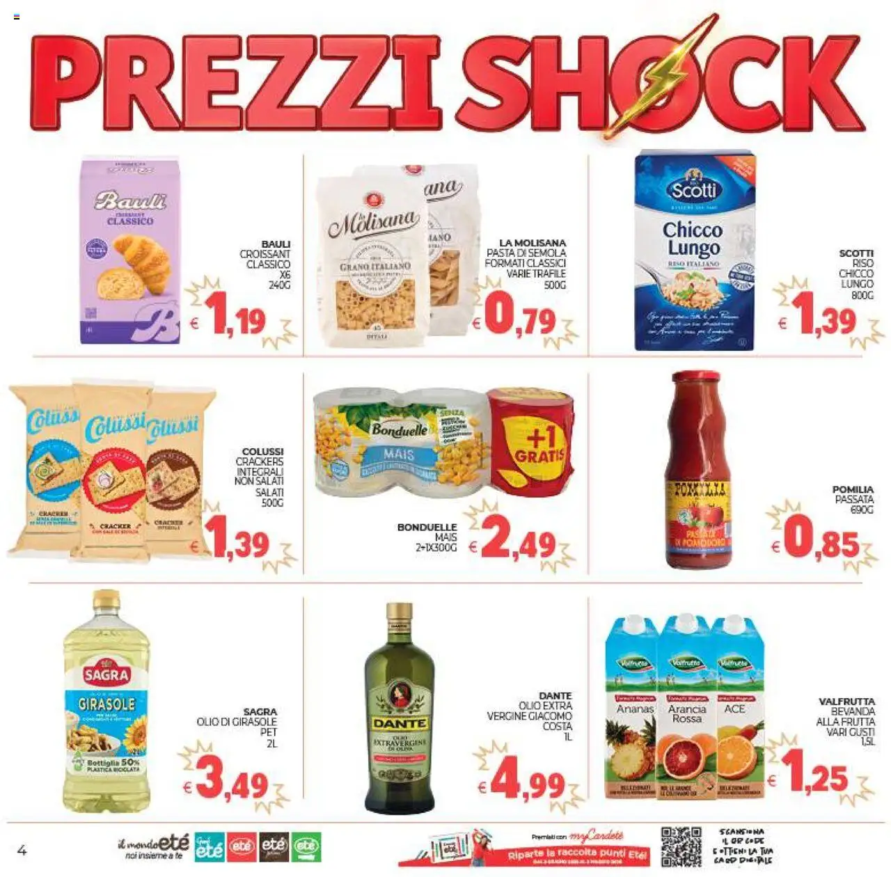 Volantino Eté del 19.08.2025 | Pagina: 4 | Prodotti: Tè, Crackers, Olio di girasole, Bottiglia