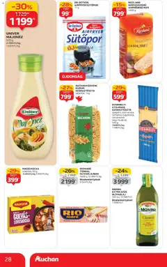 Auchan Akciós újság - amely érvényes a következő dátumtól: 16.10.2025 | Oldal: 28