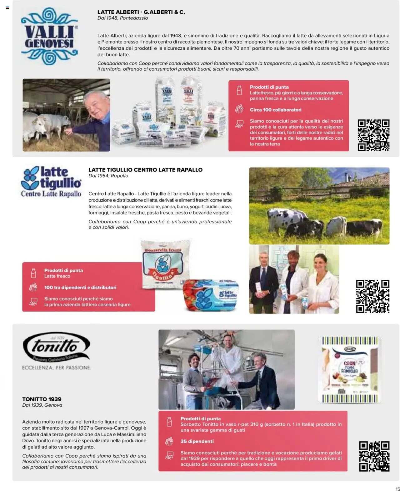 Volantino COOP del 09.10.2025 | Pagina: 15 | Prodotti: Panna, Sorbetto, Latte, Pesto