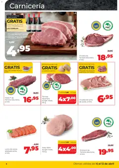 Vista previa Alimerka folleto Asturias válido desde el 06.04.2026 | Página: 4 | Productos: Vino, Cerdo, Filete