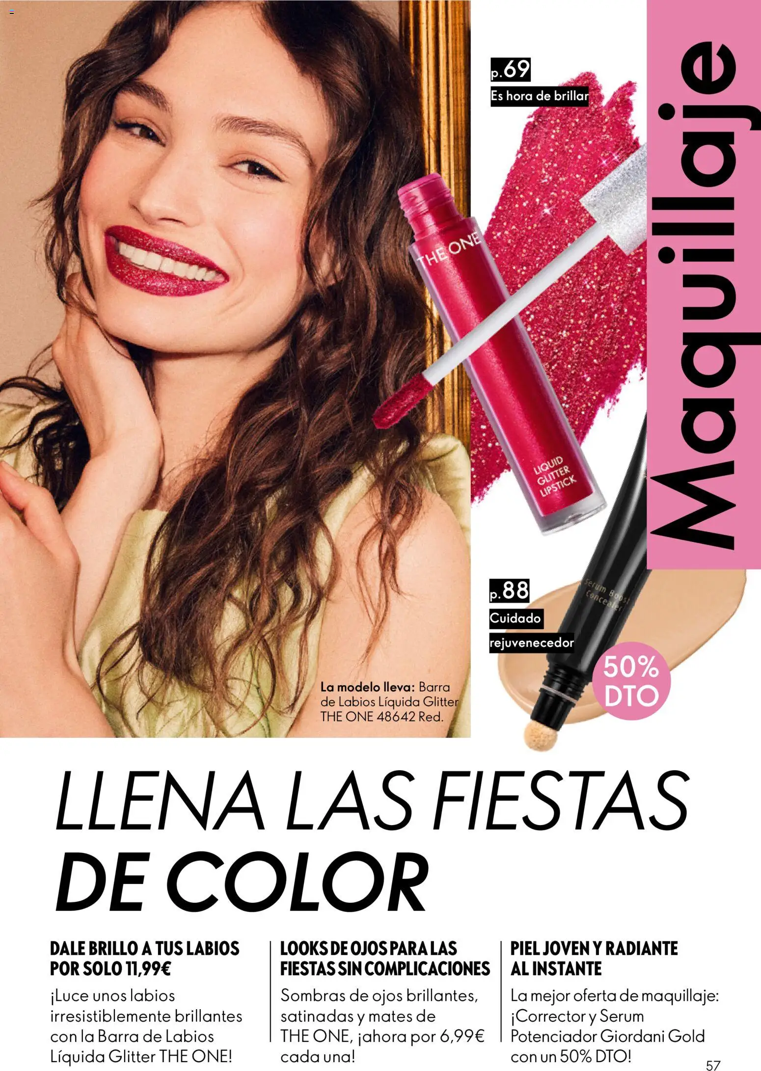 Oriflame - Catálogo Campaña 17 │ válido desde el 10.12.2025 | Página: 57 | Productos: Maquillaje, Sérum, Barra de labios