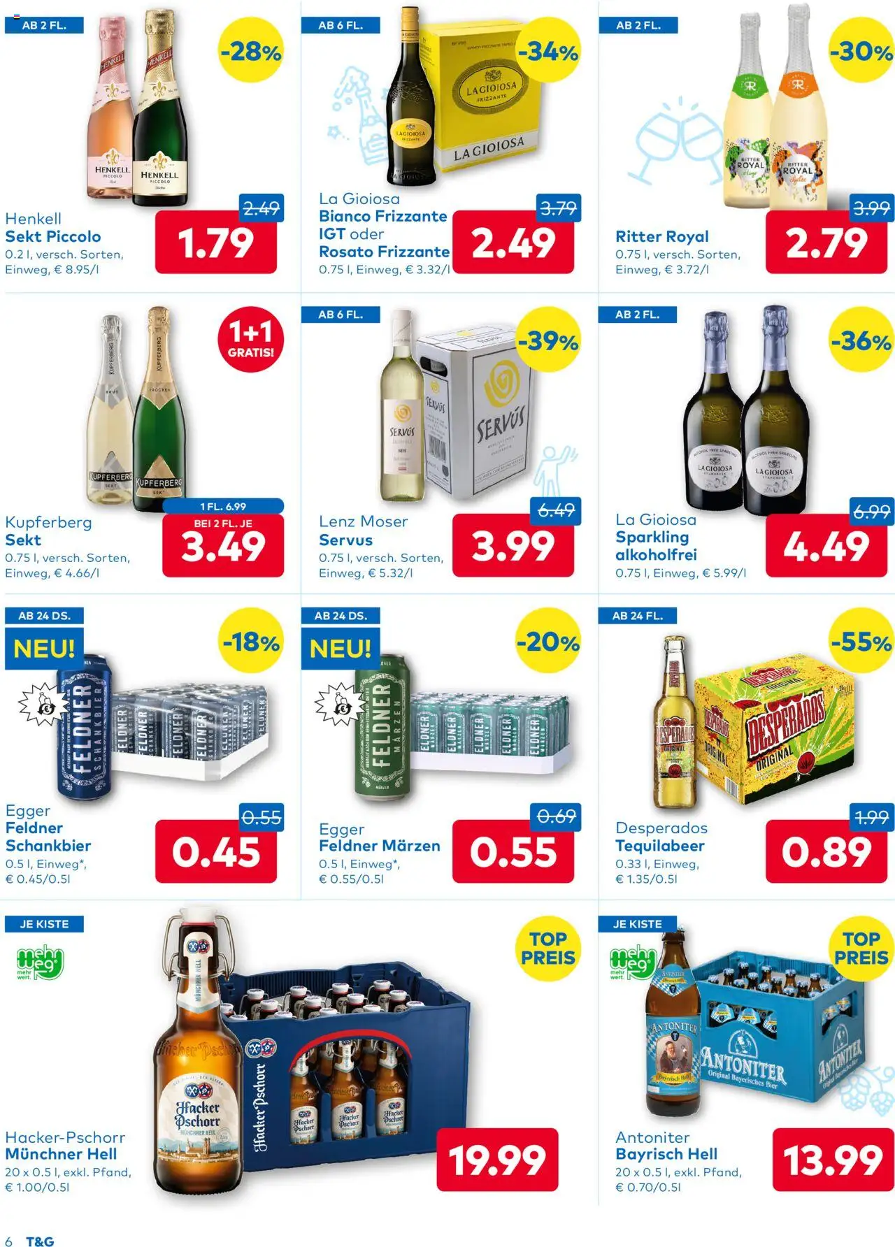 T&G Tirol gültig ab 23.10.2025 | Seite: 6 | Produkte: Bier