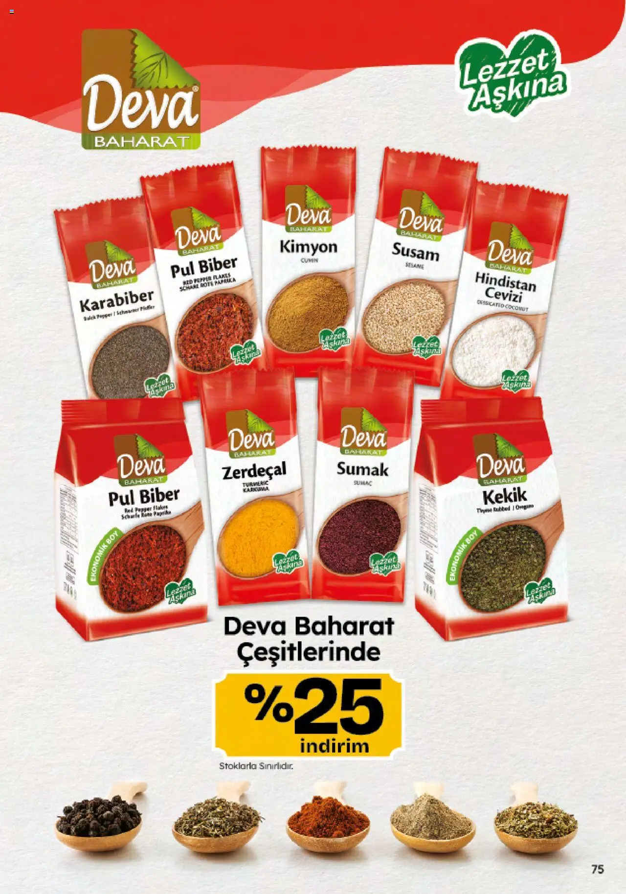 Migros Katalog - 5M Migroskop Dijital - 12.06.2025 tarihinden itibaren geçerlidir | Sayfa: 75 | Ürünler: Baharat, Biber, Kekik, Zerdeçal