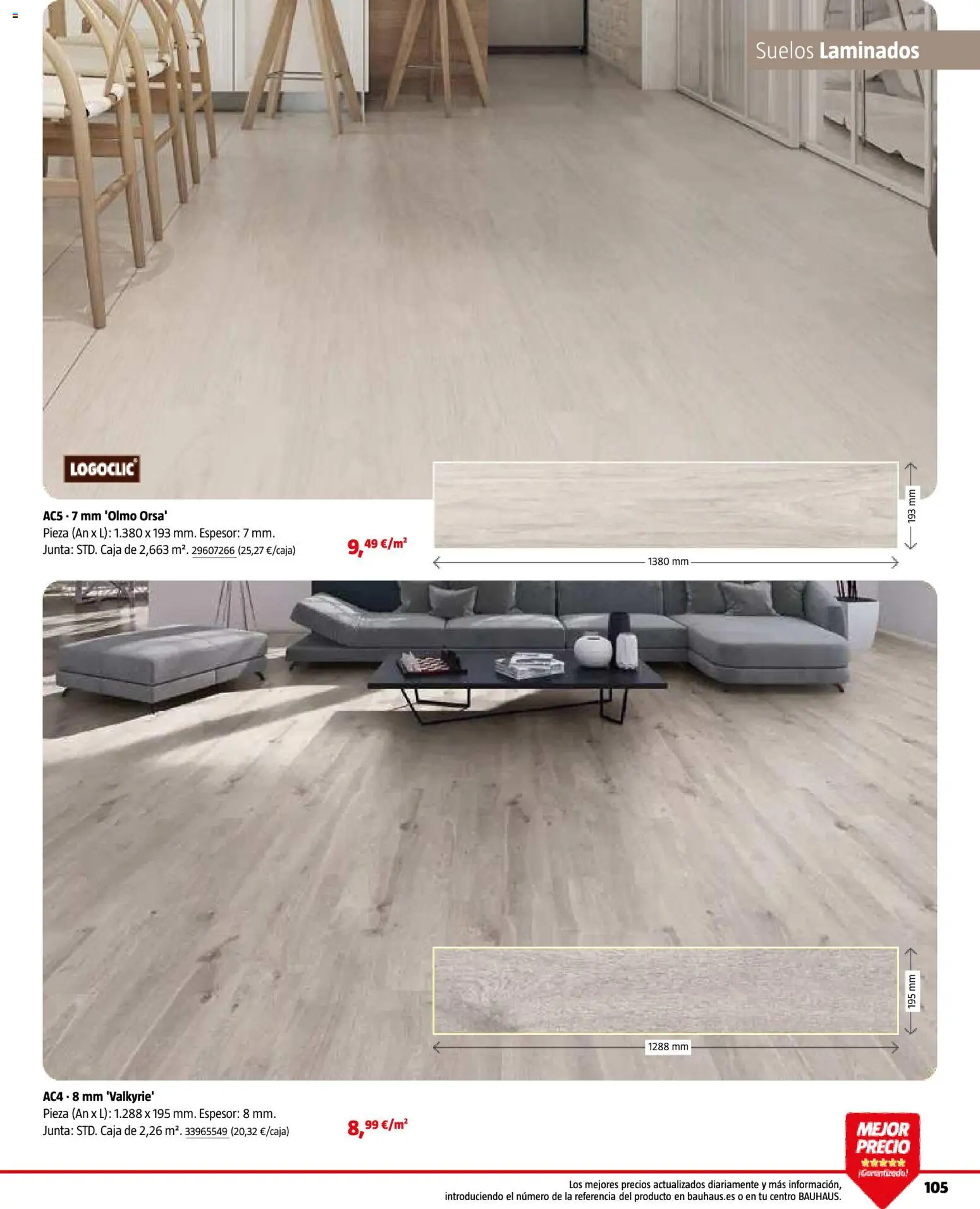 Bauhaus - Suelos y revestimientos │ válido desde el 24.02.2026 | Página: 105 | Productos: Caja