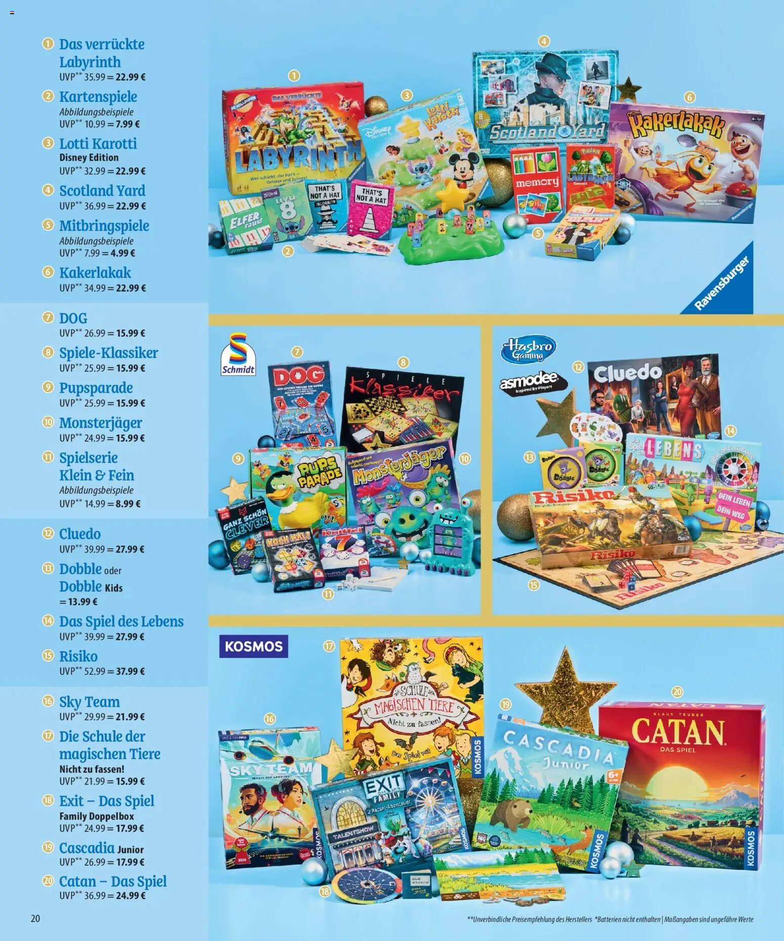 Famila Prospekt 	 – gültig ab 30.11.2025 | Seite: 20 | Produkte: Spiel