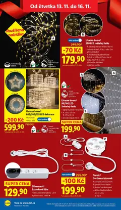 Náhled letáku Lidl leták od 13.11.2025 | Strana: 40 | Produkty: Kabel, Prodlužovací kabel, Baterie, LED