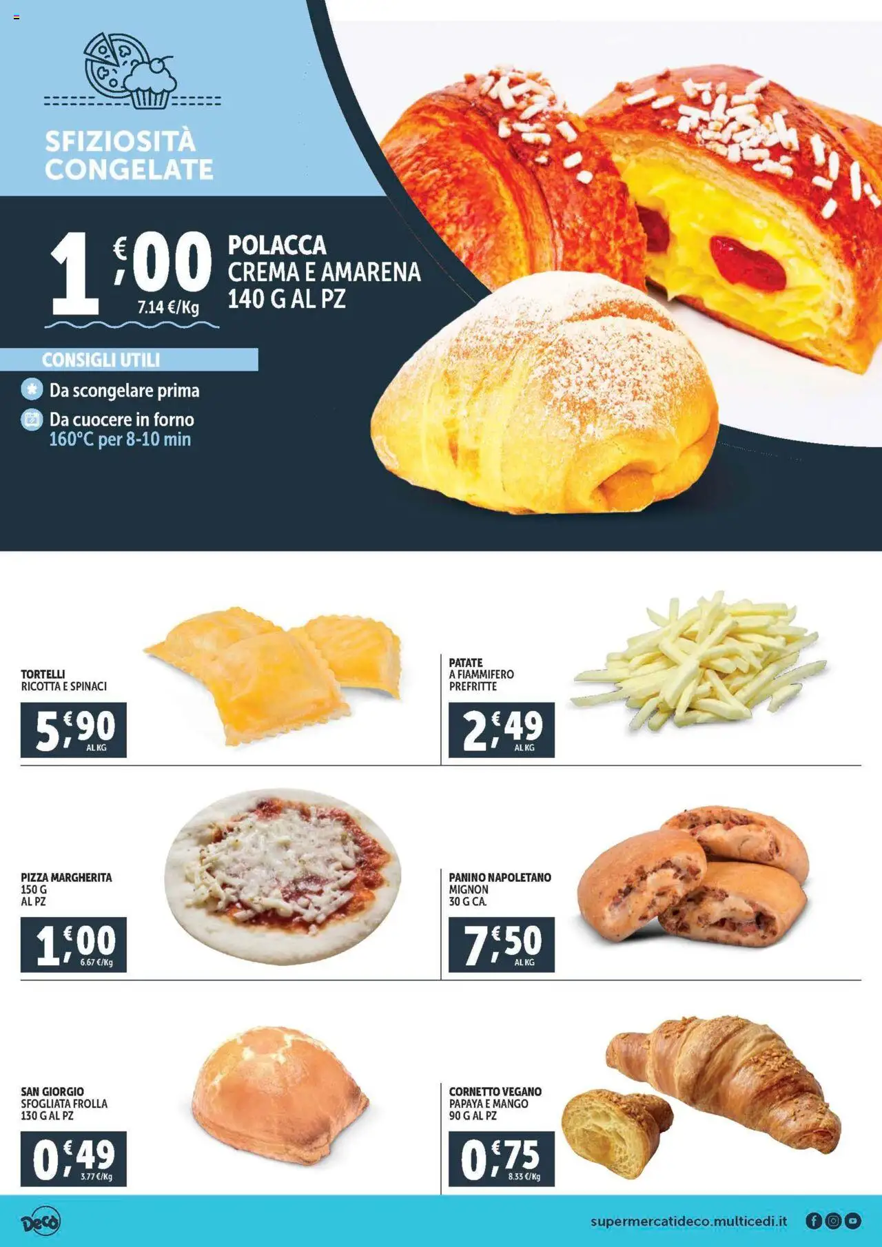 Volantino Decò del 08.08.2025 | Pagina: 4 | Prodotti: Crema, Patate, Spinaci, Tortelli
