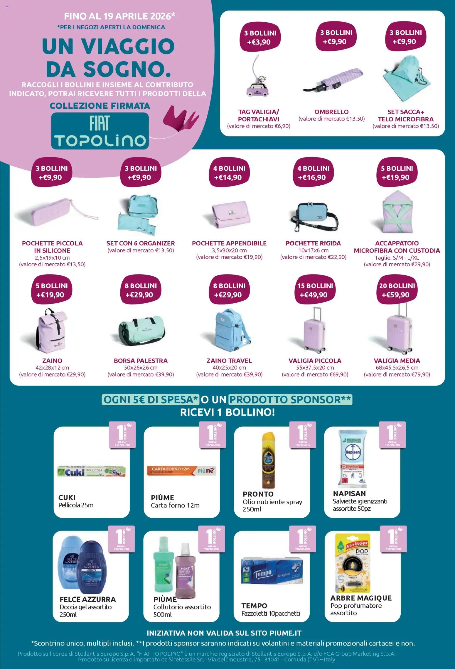 Volantino IperSoap del 30.03.2026 | Pagina: 13 | Prodotti: Collutorio, Accappatoio, Valigia, Forno