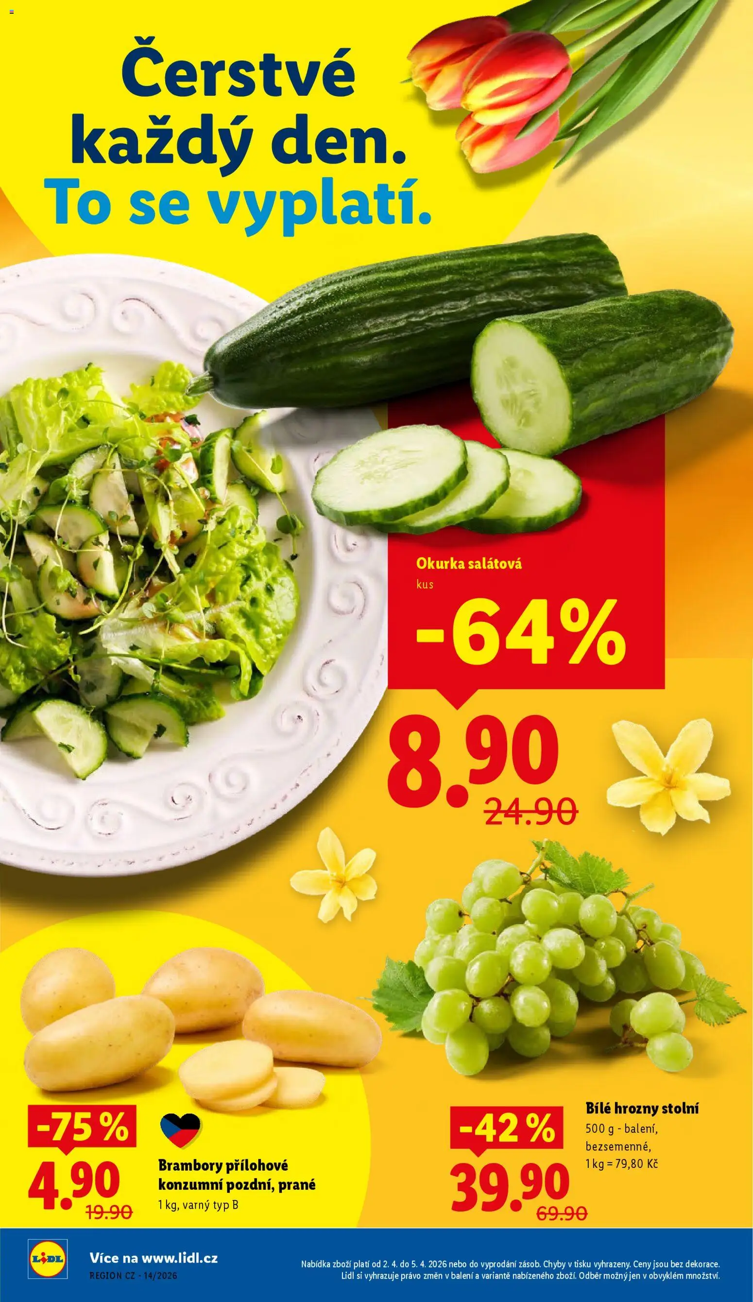 Lidl leták od 02.04.2026 💥 Nenechte si ujít TOP nabídky! ⭐ | Ceská republika