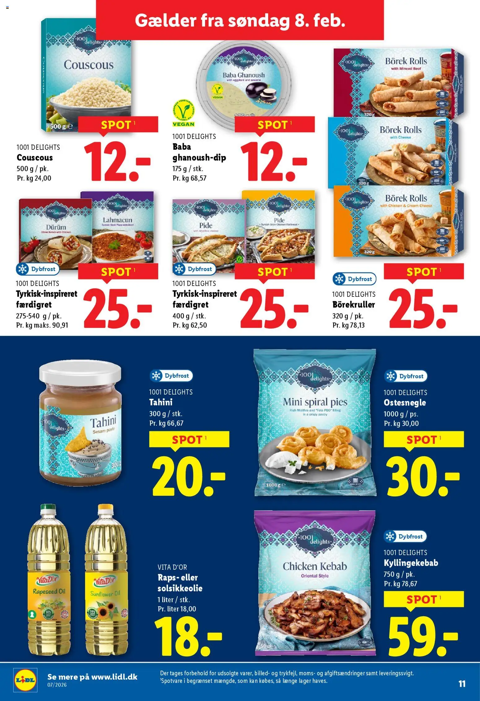 Lidl tilbudsavis – gyldig fra 12.02.2026 | Side: 28 | Produkter: Pizza, Touca, Couscous, Søm
