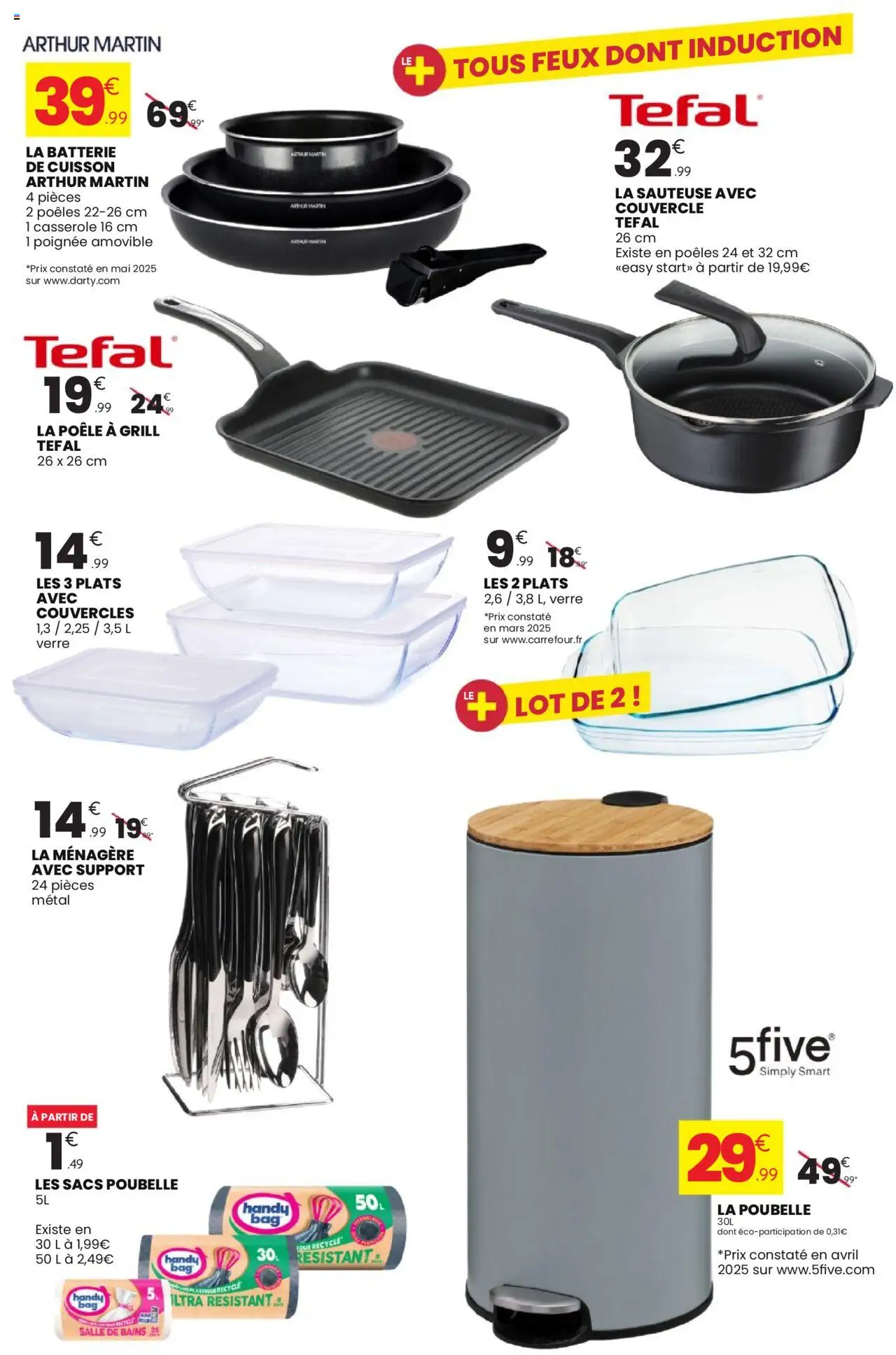  | Page: 22 | Produits: Poubelle, Grill, Casserole, Tefal