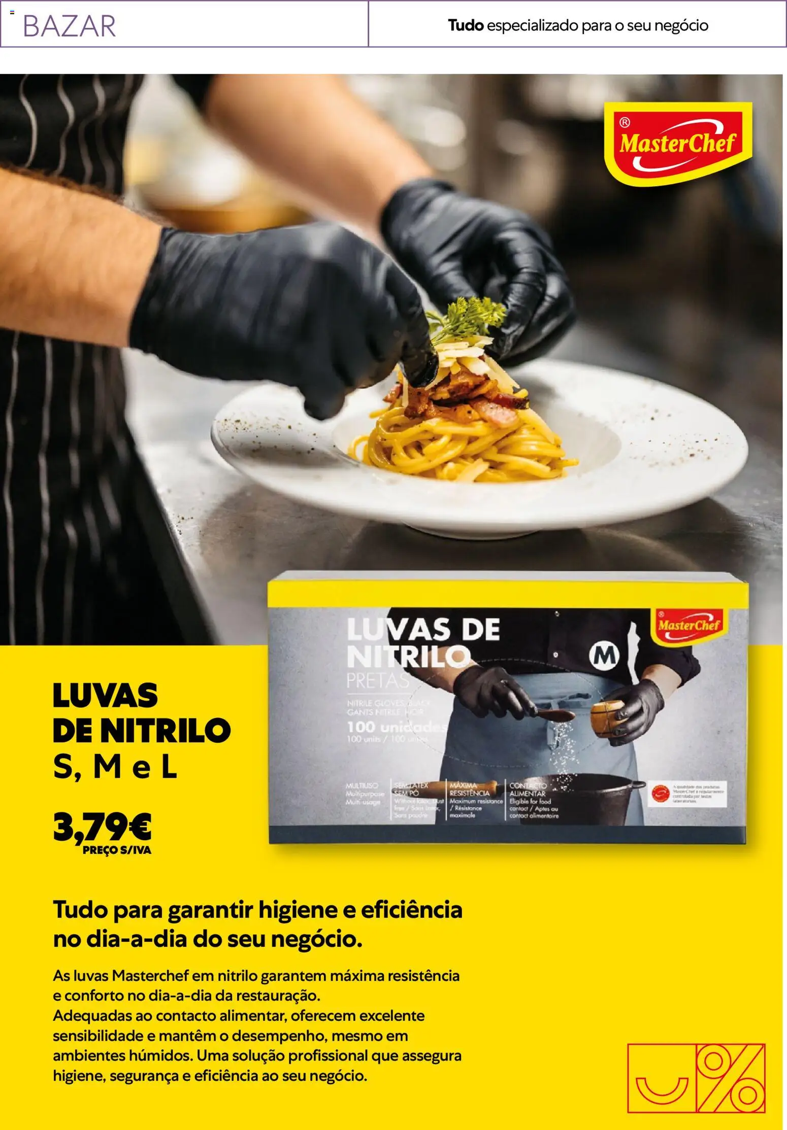Recheio - Horeca Bons Negócios │ válido de 10.02.2026 | Página: 39 | Produtos: Luvas, Pó, Uvas