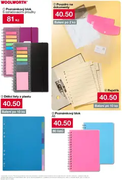 Náhled letáku Woolworth leták od 09.01.2026 | Strana: 13 | Produkty: Blok, Pouzdro