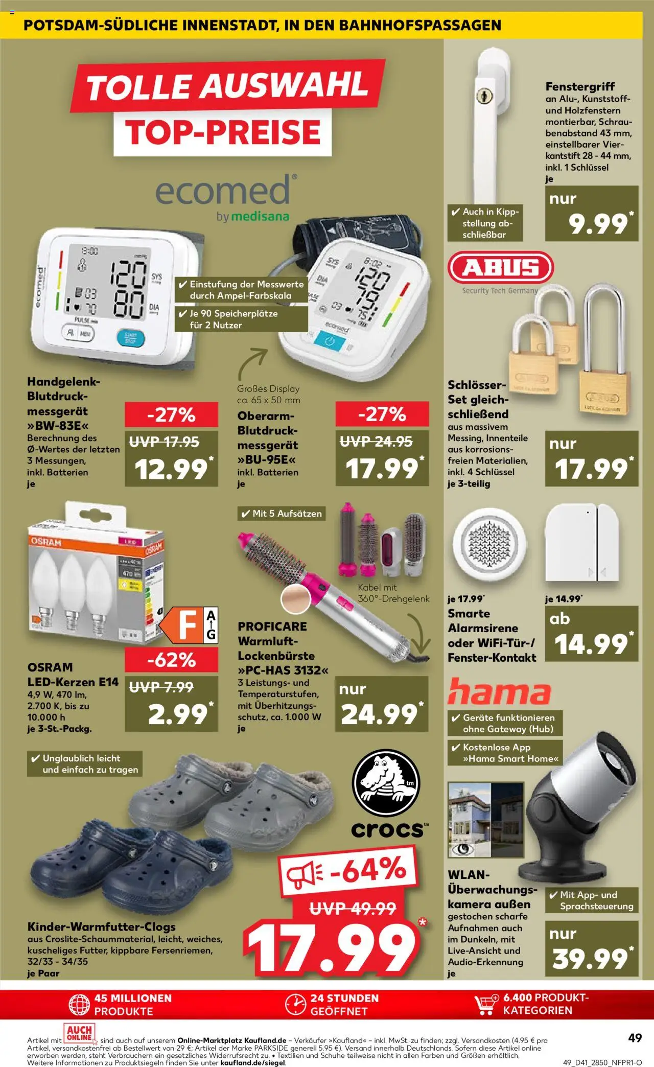 Kaufland prospekt Potsdam	 – gültig ab 09.10.2025 | Seite: 49 | Produkte: Kamera, Kabel, Batterien, Monitor