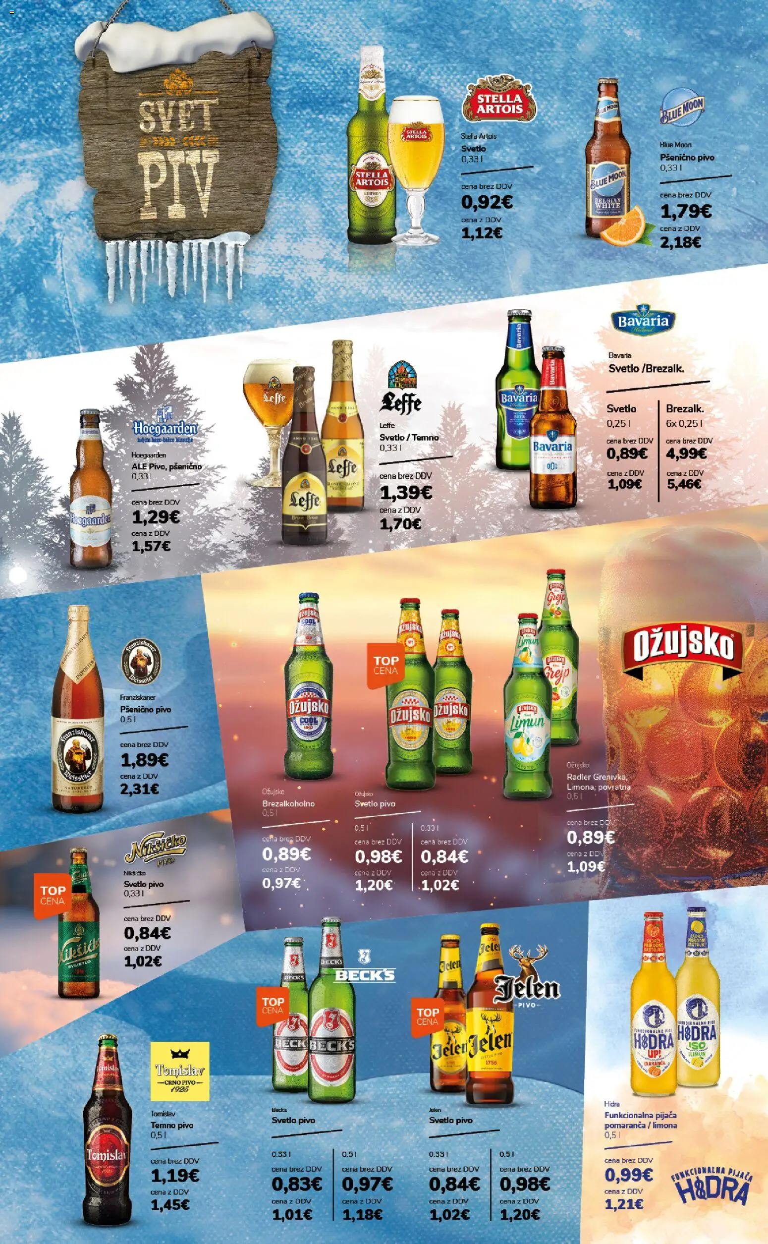 Novi Ahac katalog ponudbe – veljaven od 01.01.2026 | Stran: 4 | Izdelki: Radler, Pivo, Limona