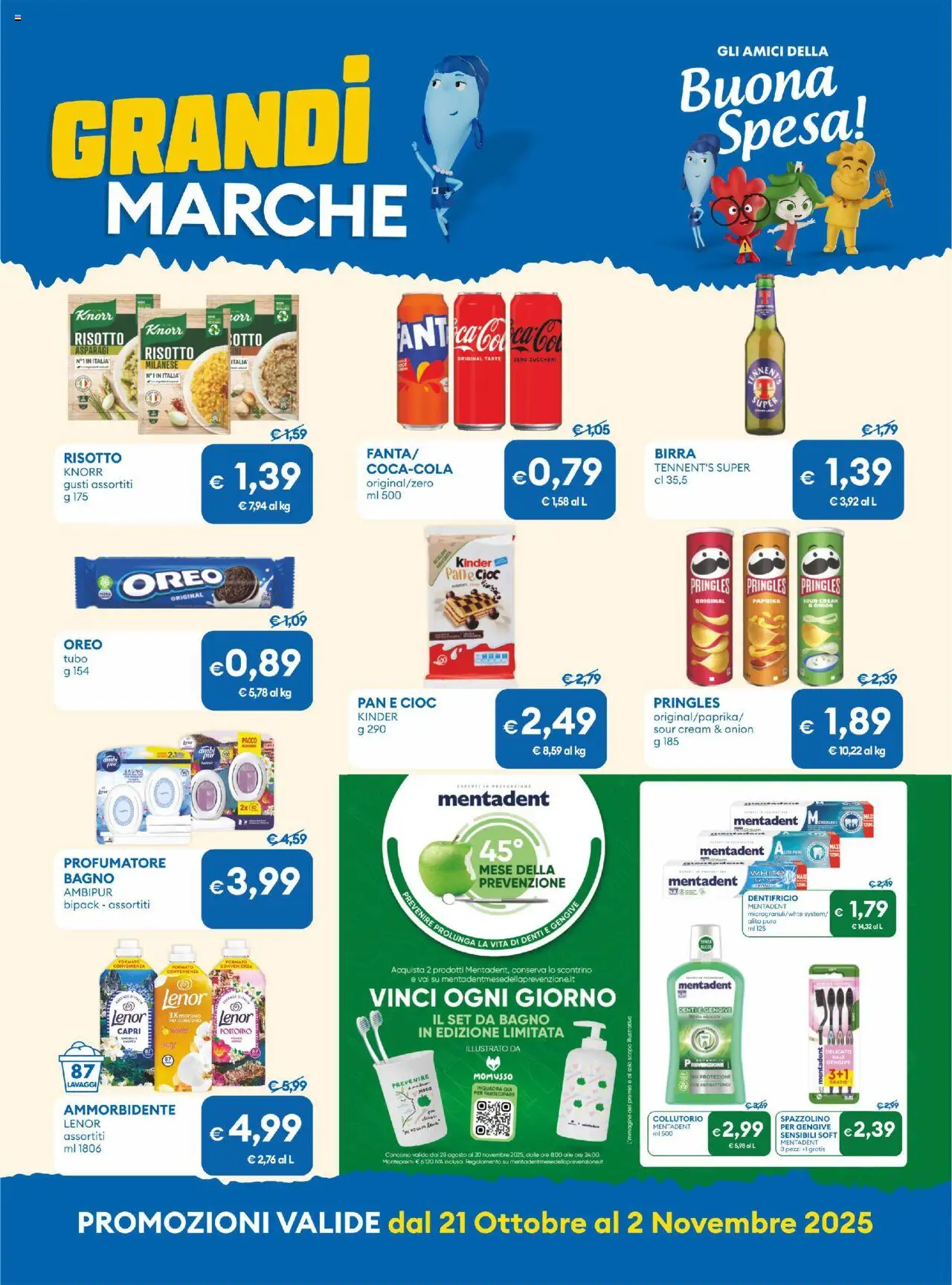 Volantino MD Discount del 21.10.2025 | Pagina: 12 | Prodotti: Tennent's, Pane, Dentifricio, Collutorio