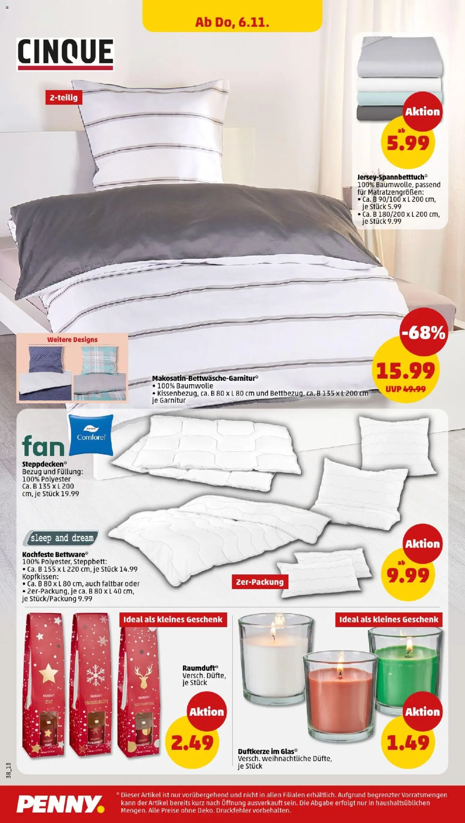 Penny - Thüringen  – gültig ab 03.11.2025 | Seite: 40 | Produkte: Kopfkissen