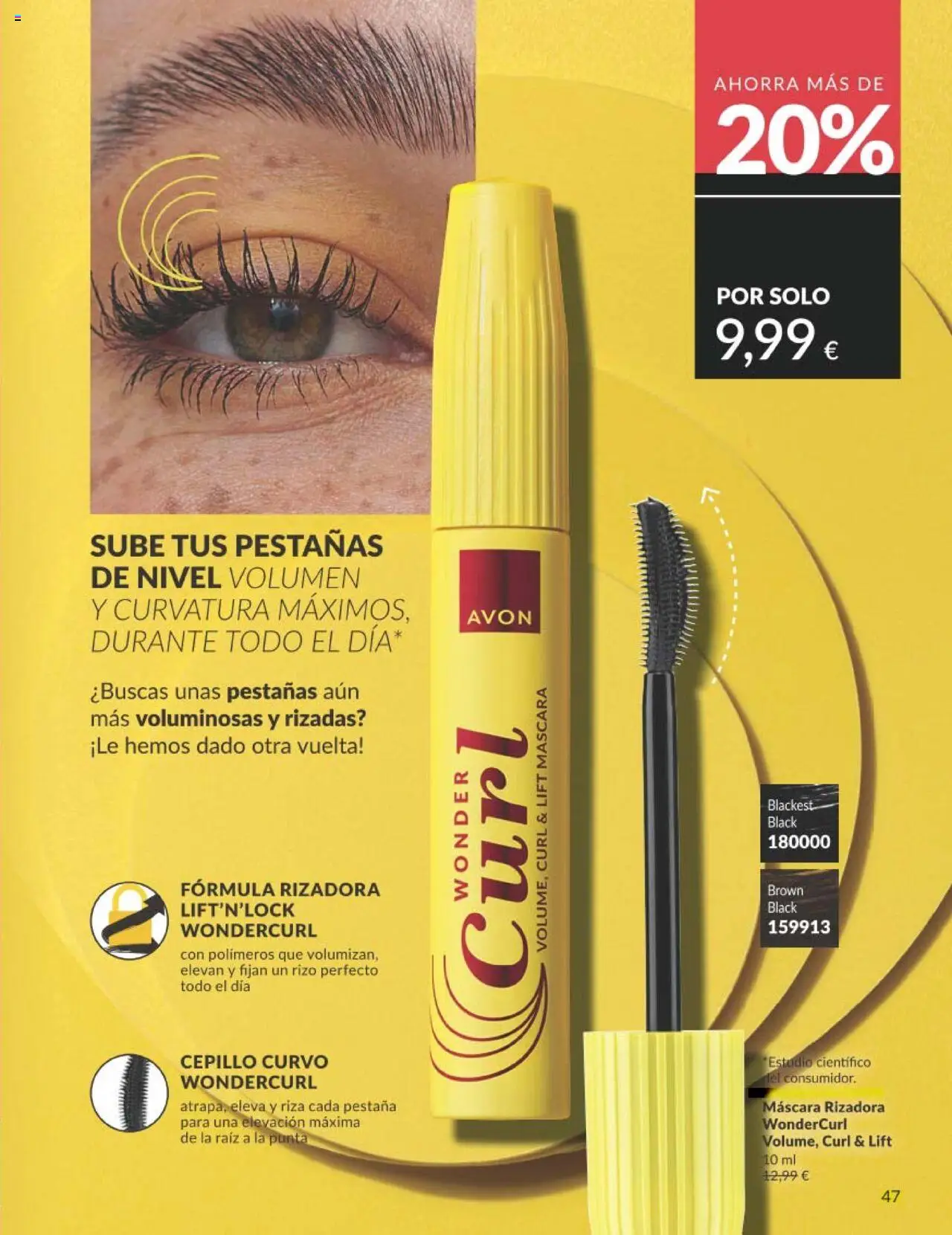 Catálogo AVON campaña 7 │ válido desde el 01.07.2025 | Página: 47 | Productos: Cepillo, Máscara