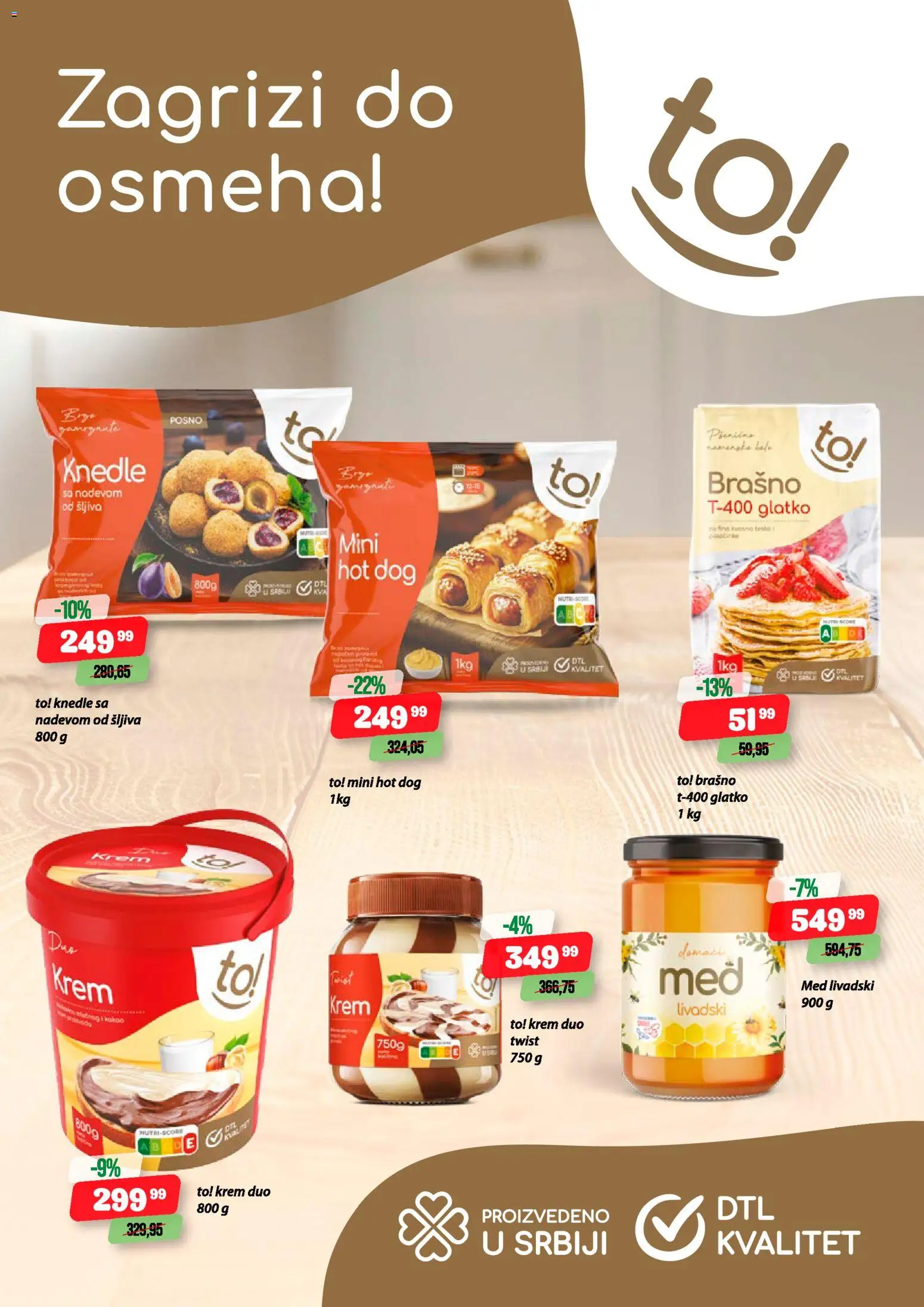 Podunavlje katalog - važi od 05.11.2025 | Strana: 2 | Proizvode: Šljiva, Hot dog, Med, Knedle