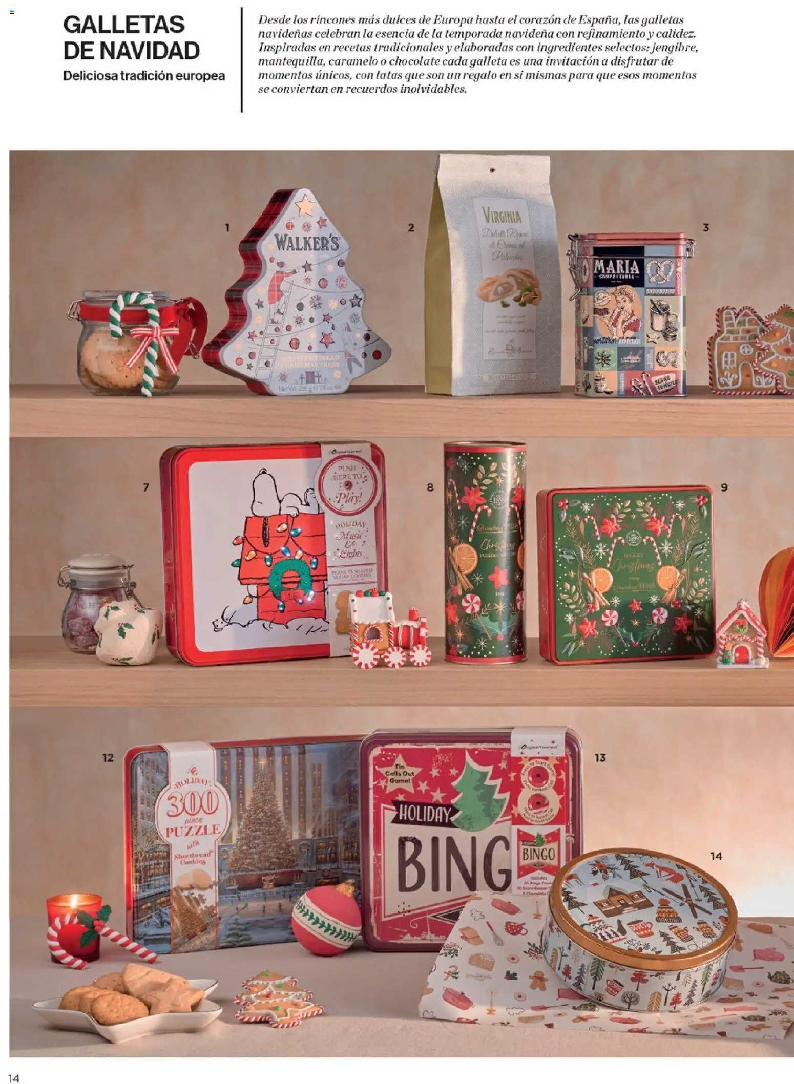 Hipercor - Dulces de Navidad │ válido desde el 20.11.2025 | Página: 14 | Productos: Κρεμάστρα, Chocolate, Galletas