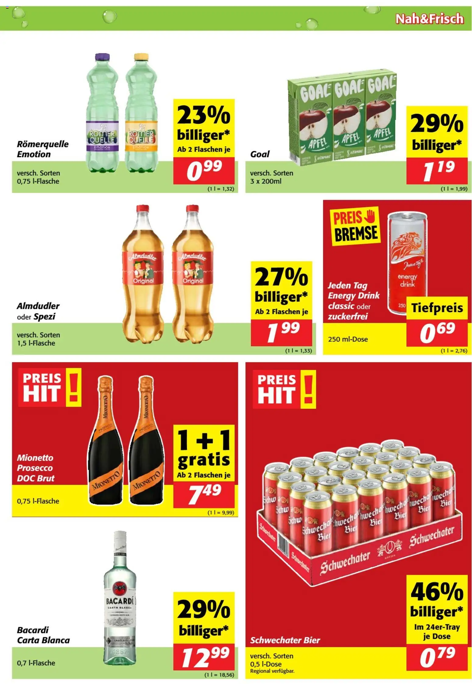 Nah und Frisch Flugblatt gültig ab 15.04.2026 | Seite: 3 | Produkte: Bier, Äpfel