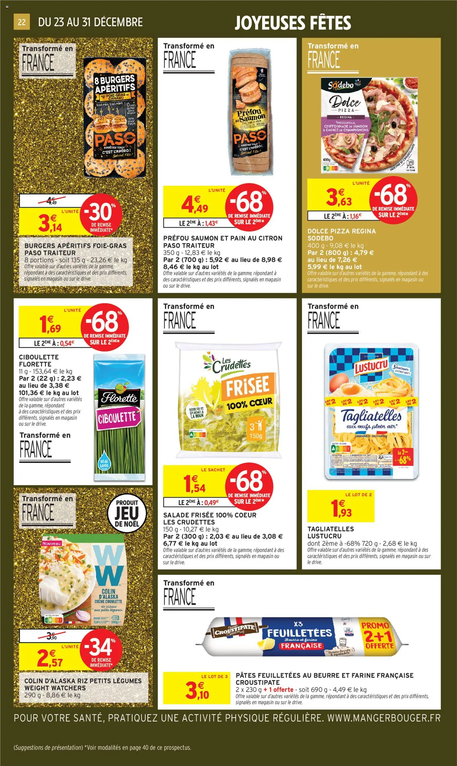 {H1} | Page: 22 | Produits: Farine, Beurre, Pâtes, Crème