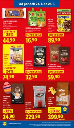 Náhled letáku NESTLÉ Cereálie, 600 g a další, různé druhy od 23.03.2026 | Strana: 22