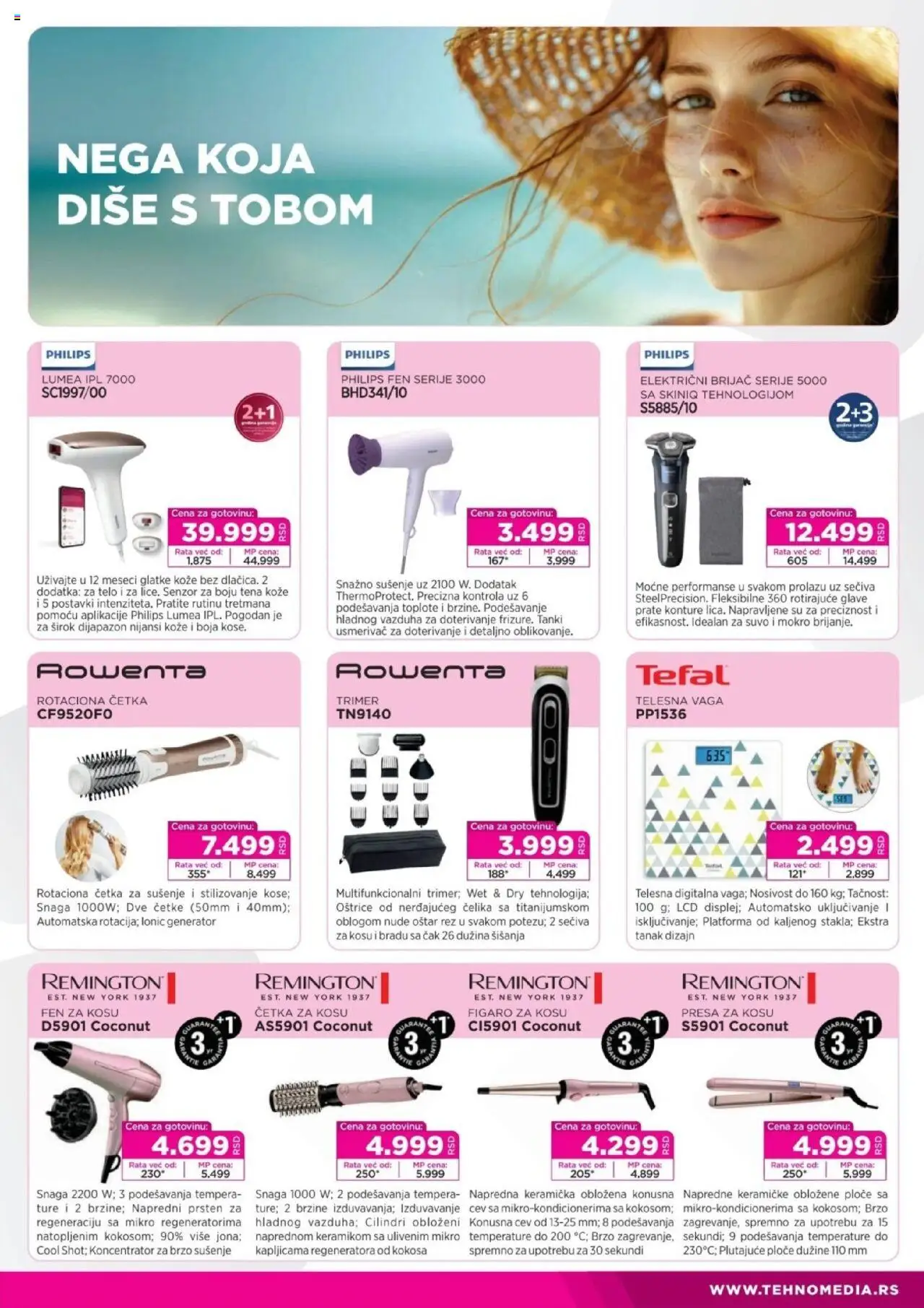 Tehnomedia katalog - važi od 11.08.2025 | Strana: 13 | Proizvode: Brijač, Cetka za kosu, Figaro za kosu, Vaga