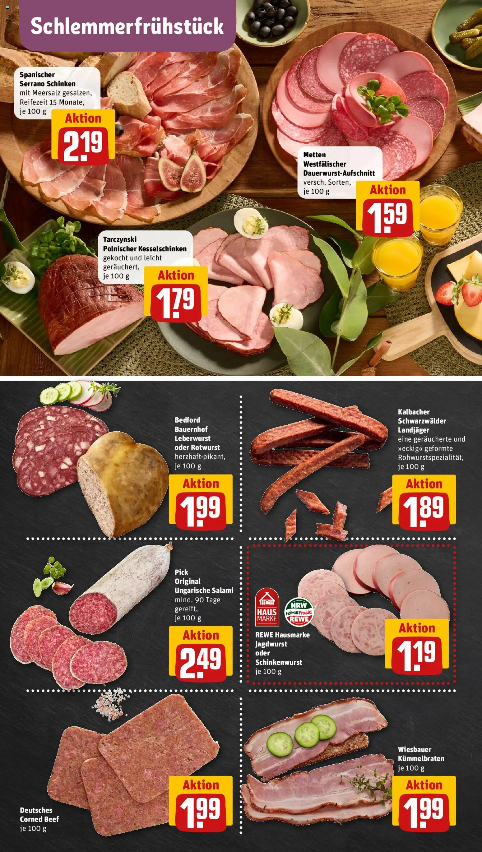 Rewe ihr Kaufpark Prospekt 	 – gültig ab 02.03.2026 | Seite: 8 | Produkte: Salami, Serrano schinken, Schinken