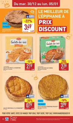 Aldi - Prévisualisation de Aldi - Catalogue de la semaine valide à partir de 30.12.2025 | Page: 21 | Produits: Galette des rois, Pomme, Beurre, Pommes