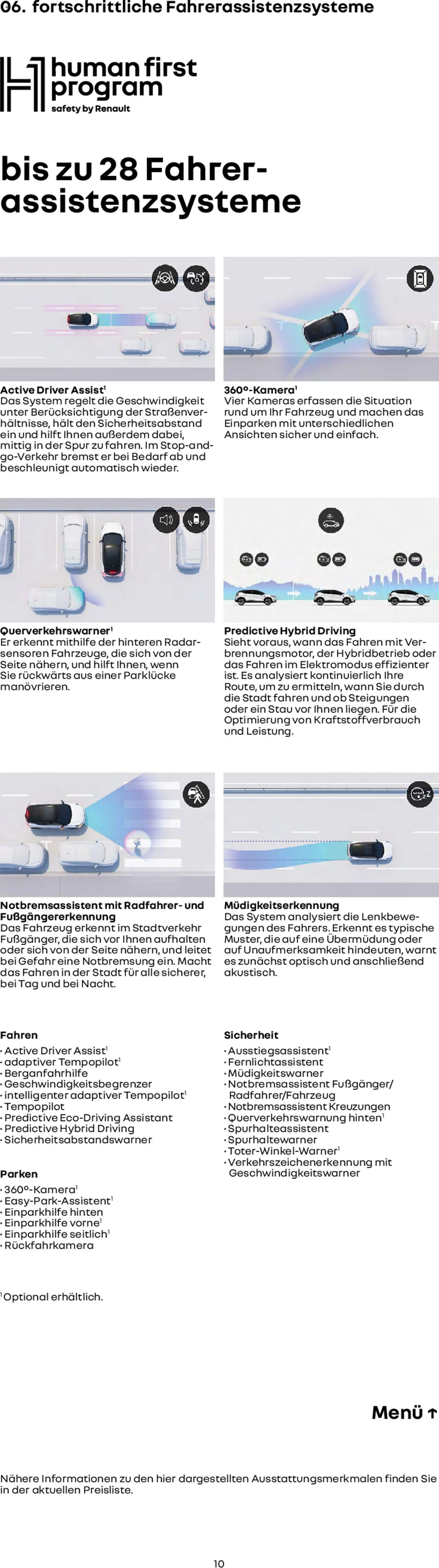 Renault Captur – gültig ab 01.10.2025 | Seite: 10