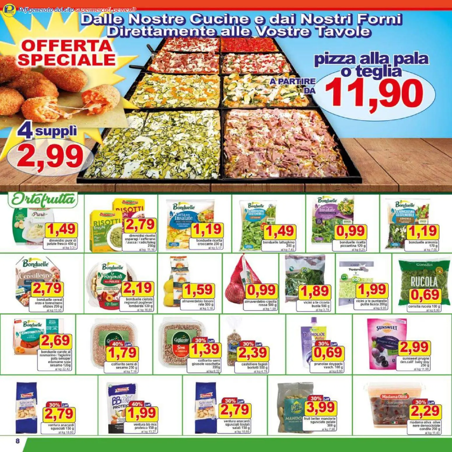 Volantino Pewex del 07.11.2025 | Pagina: 8 | Prodotti: Anacardi, Zucca, Fagiolini, Senape