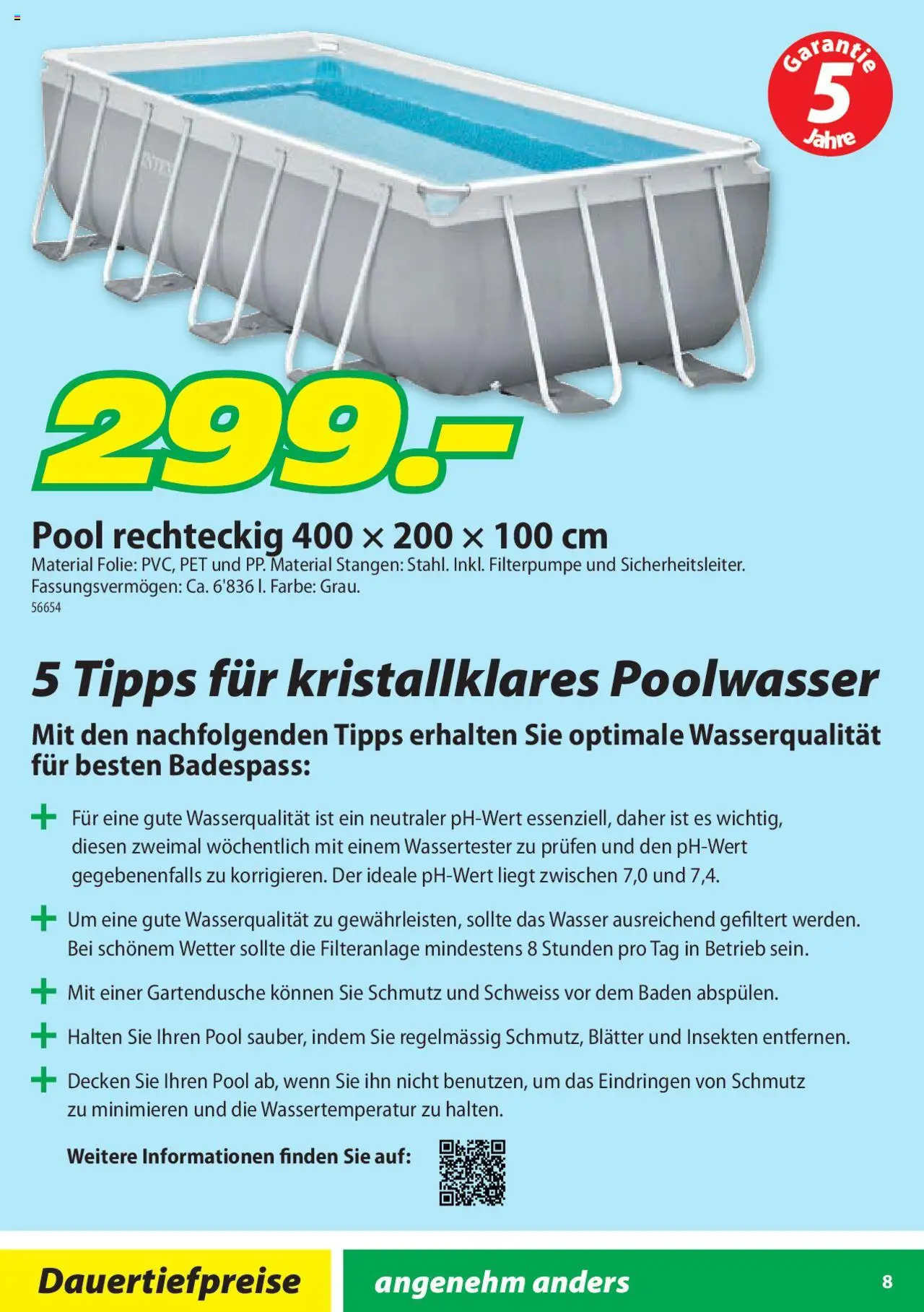 Landi Aktionen Freizeit ab 23.01.2025 | Seite: 8 | Produkte: Wasser