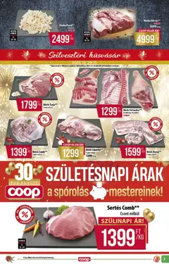 COOP - Abc & szuper / Alföld Pro-Coop Zrt. - amely érvényes a következő dátumtól: 18.12.2025 | Oldal: 5 | Termékek: Pacal, Tarja, Karaj