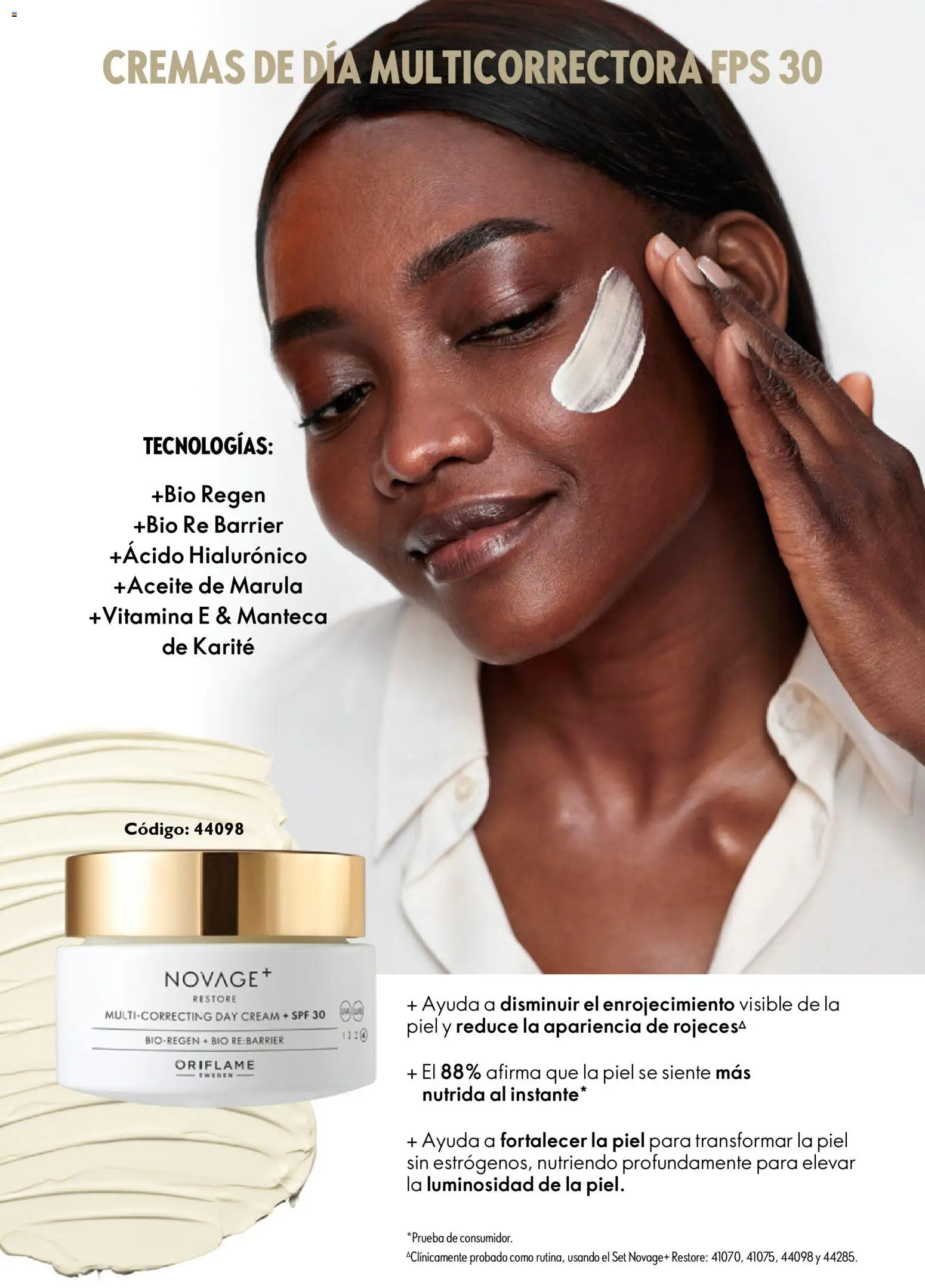 Oriflame - Guía de Producto Novage+ 2025 │ válido desde el 03.11.2025 | Página: 34 | Productos: Manteca, Aceite, Γάλα σε σκόνη