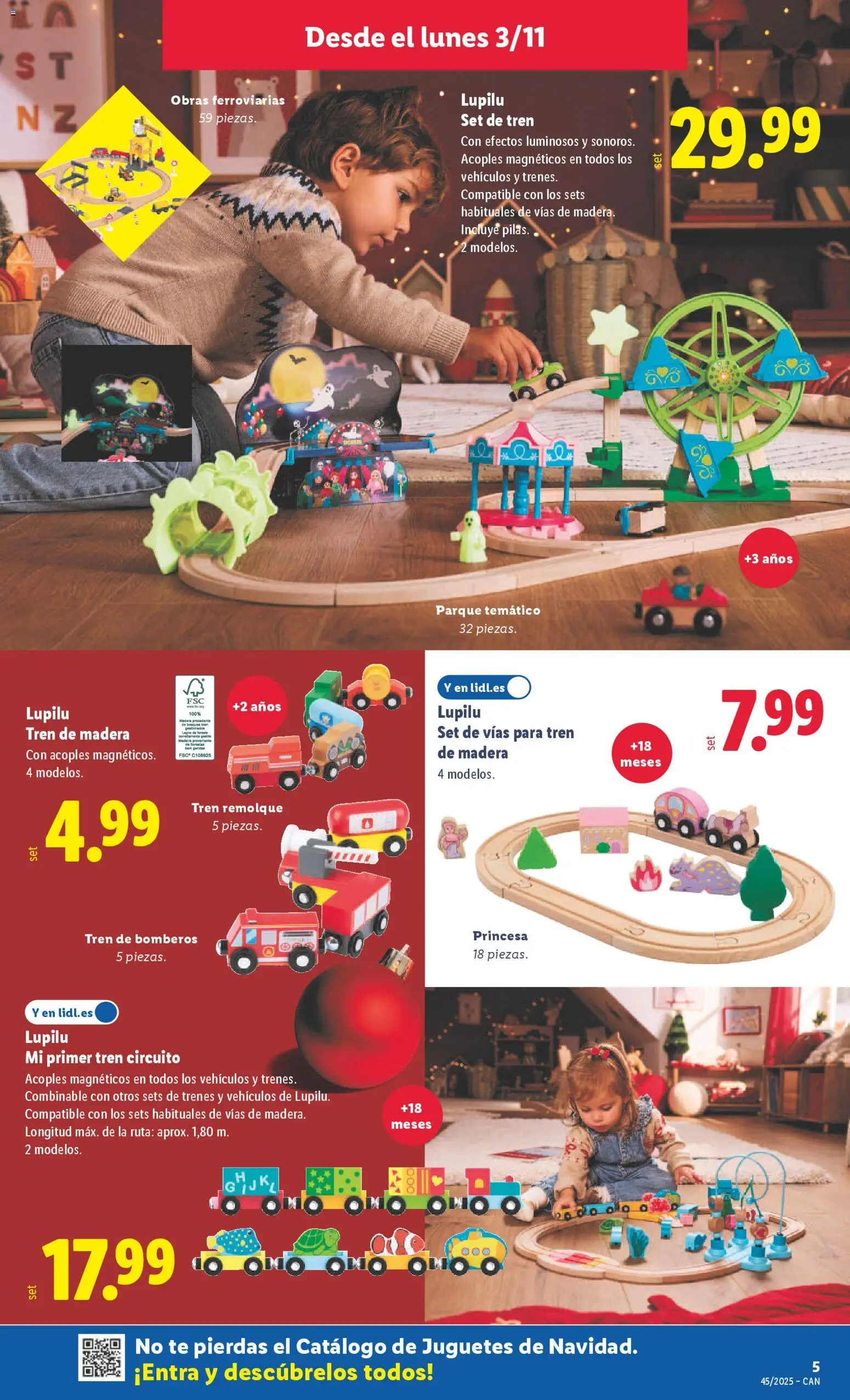 Lidl - Canarias  │ válido desde el 03.11.2025 | Página: 5 | Productos: Té, Juguetes