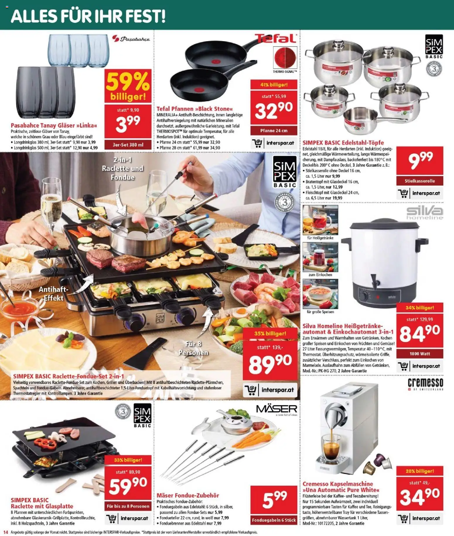 Interspar Flugblatt - Burgenland Nord gültig ab 22.12.2025 | Seite: 14 | Produkte: Gemüse, Kaffee