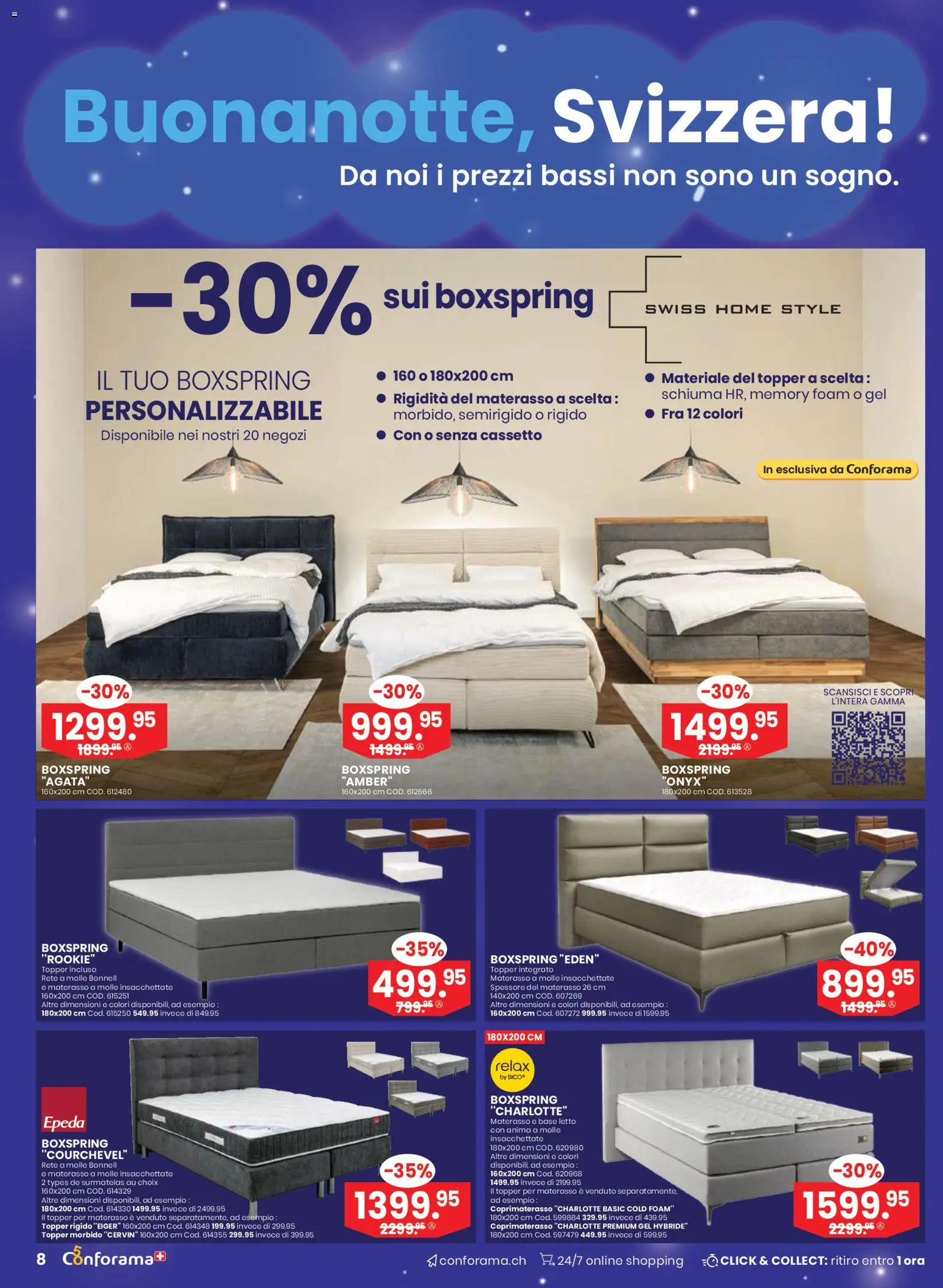 Conforama Aktionen IT – gültig ab 25.02.2026 | Seite: 8 | Produkte: Topper