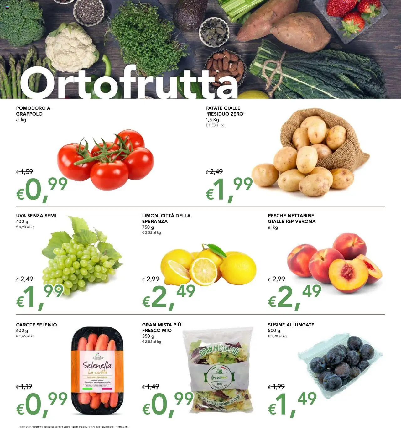 Volantino Migross del 13.08.2025 | Pagina: 2 | Prodotti: Carota, Patate, Pomodoro, Susine